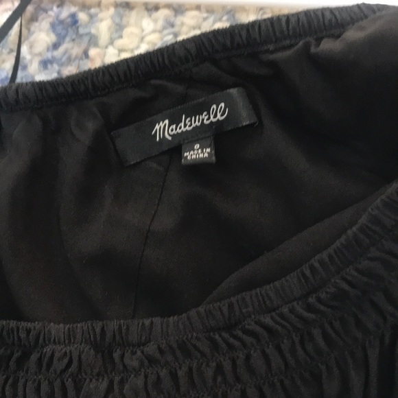 Madewell Silk Night Out Lined One Shoulder Dress 0 - Picture 4 of 5